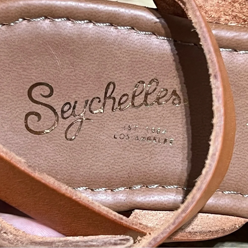 Seychelles Yellow Suede Revolve Laugh More Platform Sandals